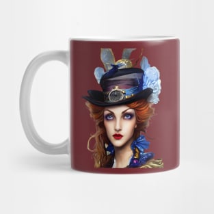 Victorian Steampunk Lady Mug